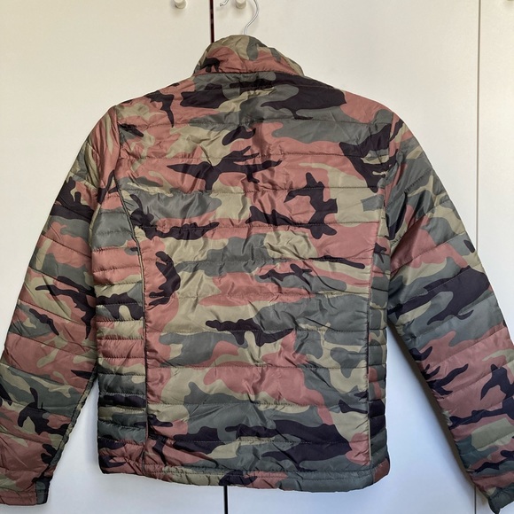 Miss London Foldable Capsule Pink Camo Snow Jacket - Picture 4 of 4
